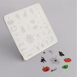 Boo Halloween (CjSH-06), Clear Jelly Stamper, stampingplade